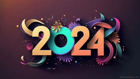 happy new year 2024 wallpaper